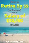 How to Retire By 55 (or Sooner) on a Salary of $50,000 or Less