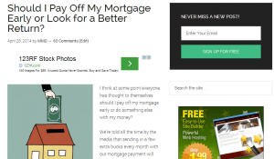 MMD article pay off your mortgage