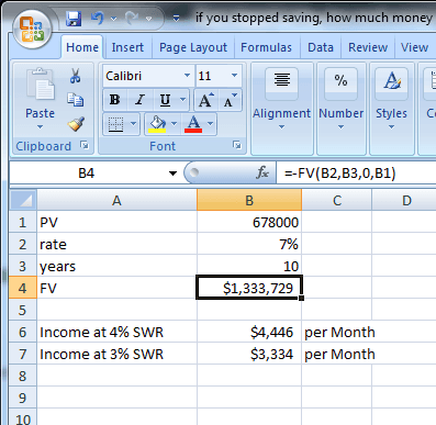 Retirement Calculation Excel Example