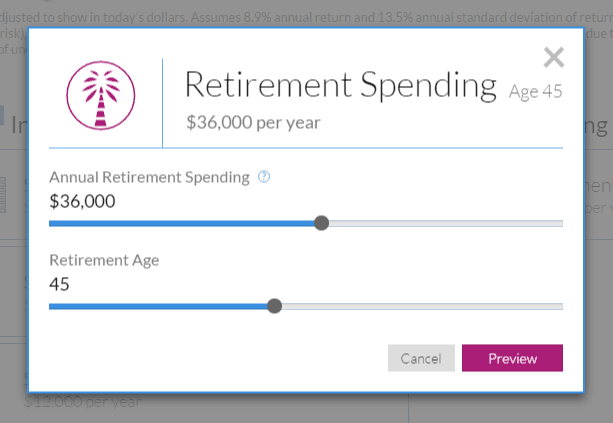 Personal Capital Retirement Calculator Retirement Spending