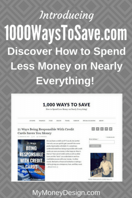Introducing 1000 Ways to Save